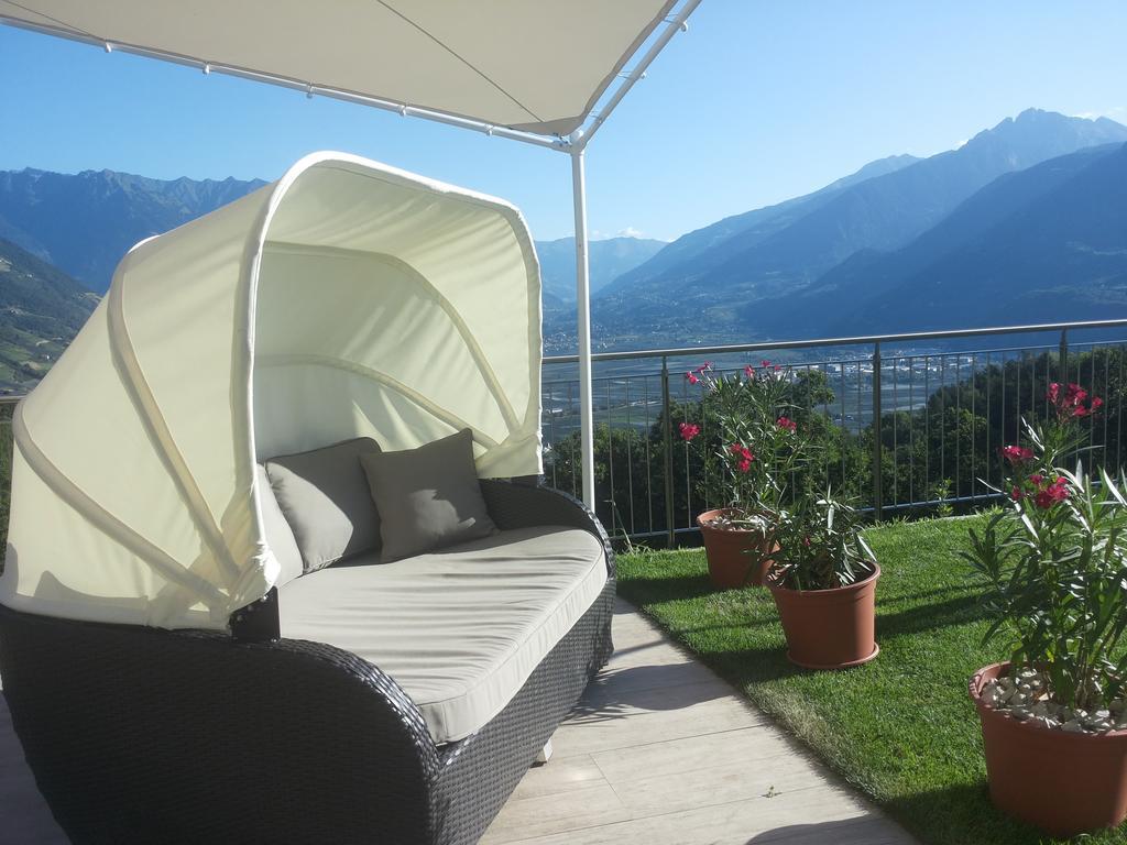 Ferienwohnung Panoramahof Niederhof Lana Exterior foto